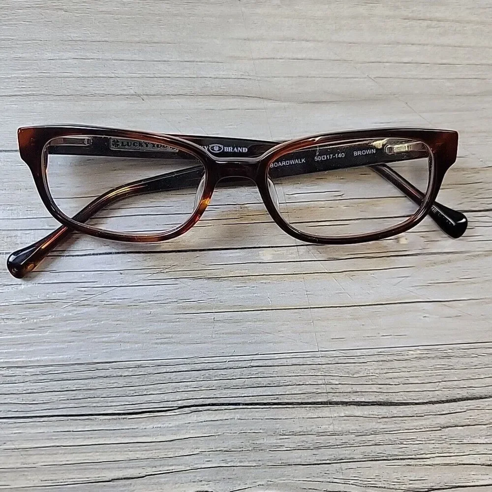 Lucky Brand Eyeglasses FRAMES ONLY‎ BOARDWALK 50-17 140 BROWN